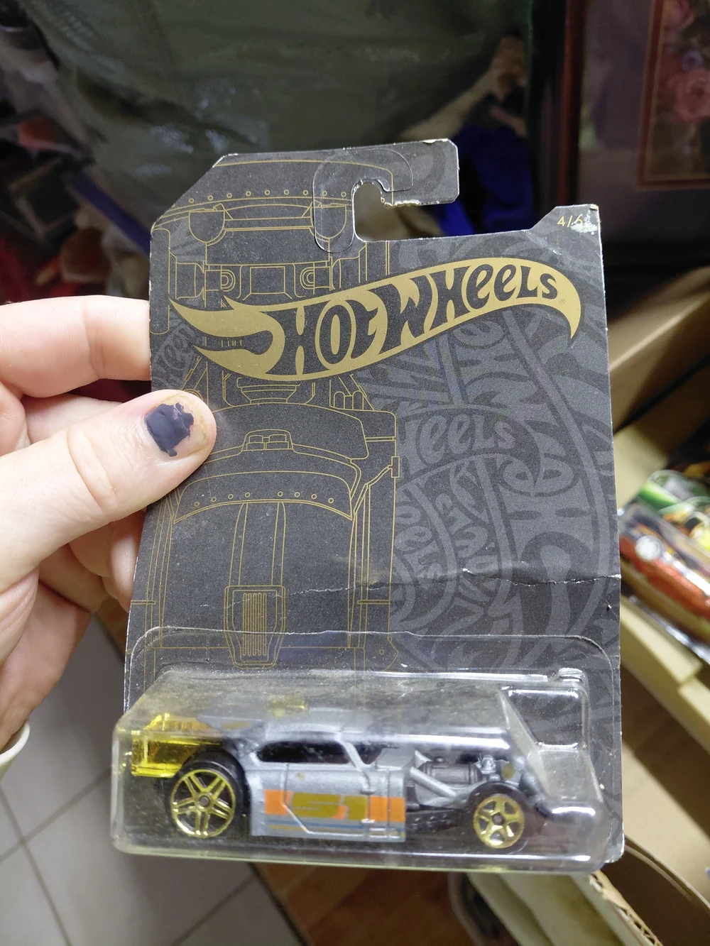2019 Hot Wheels 51st Anniversary Satin & Chrome Series Aristo Rat (#4/6),